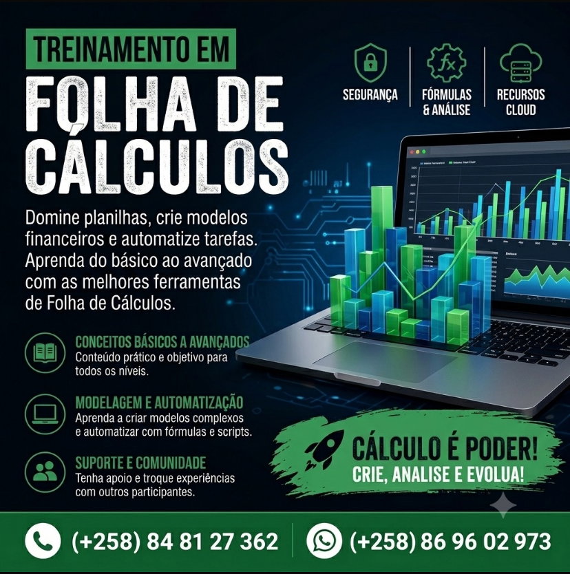 FOLHAS DE CÁLCULOS