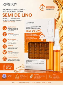 Ampollas semi de Lino 4 uds