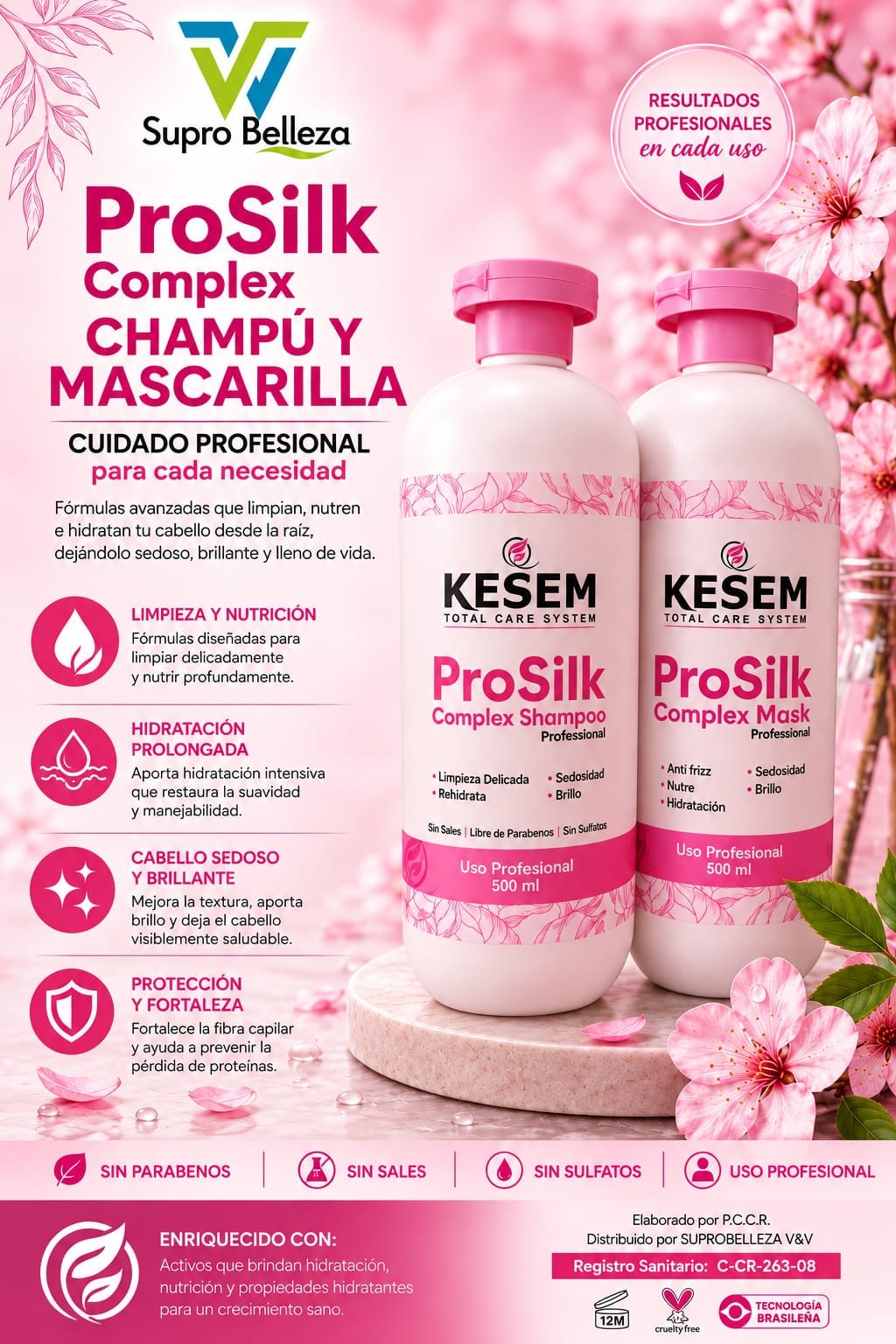 Prosilk Complex Shampoo y mask_0