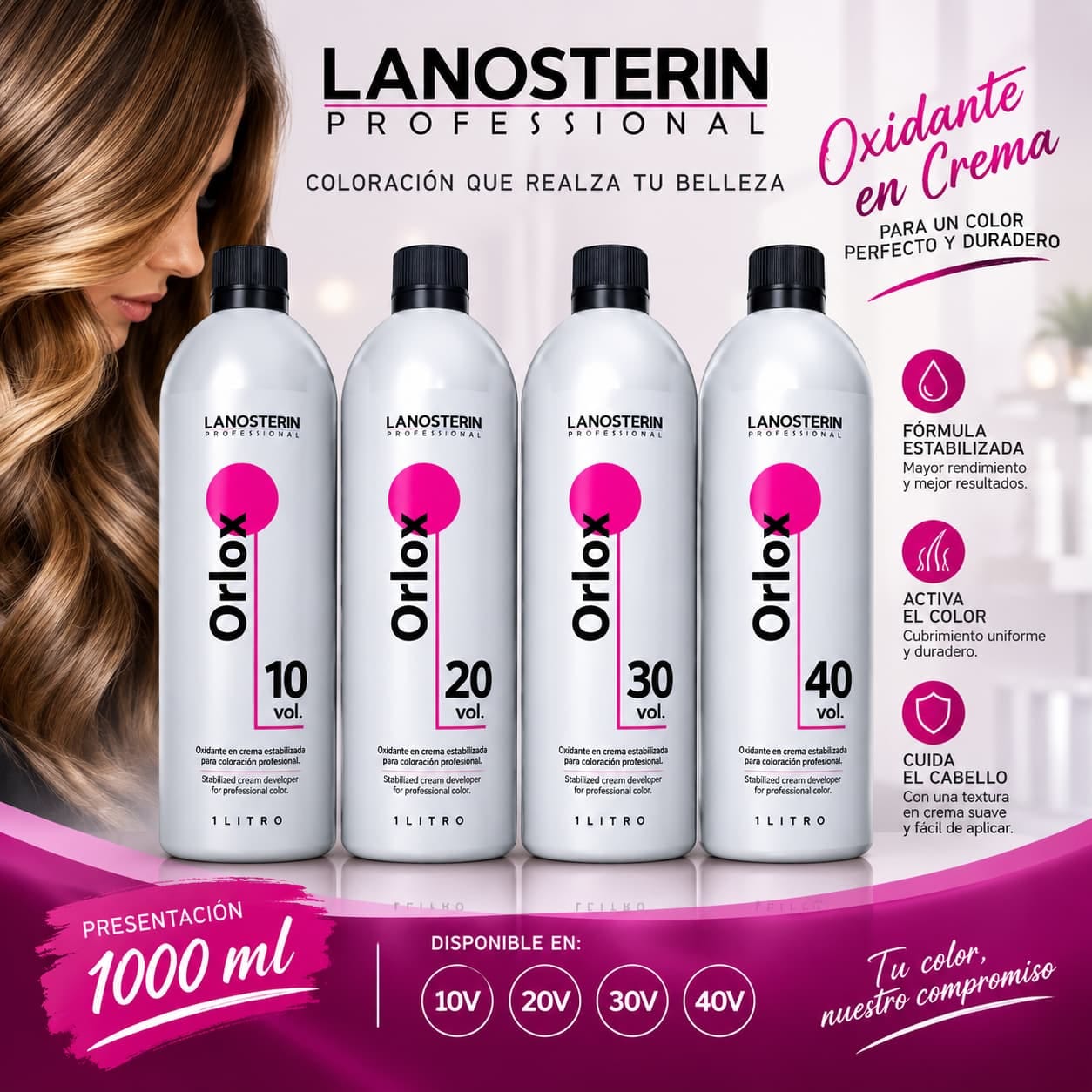 Orlox peróxido 1000ml / unidad