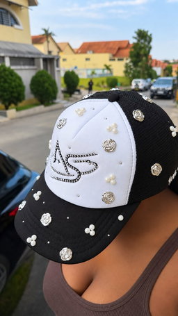 NOVA CAP WHITE-BLACK 