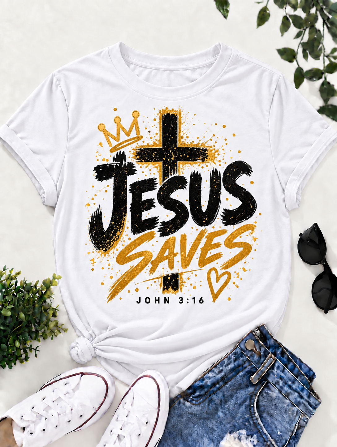 Jesus Saves/ T-shirt_1
