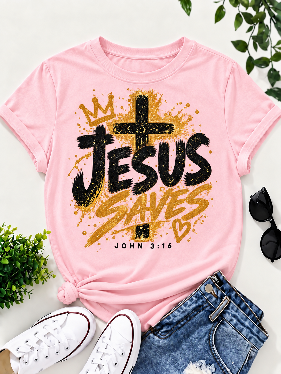 Jesus Saves/ T-shirt_3