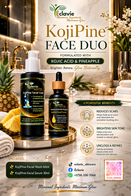 KojiPine Face Duo (Face Wash & Serum)