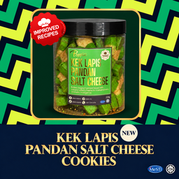 R  Bucket Kek Lapis Pandan Cheese Cookies