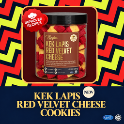 R Bucket Kek Lapis Red Velvet Cheese Cookies