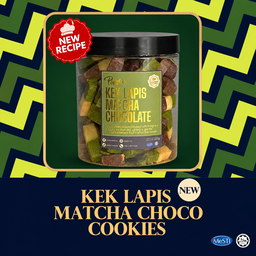 R Bucket Kek Lapis Matcha Choco Cookies