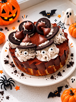 Halloween Burnt Cheese Cake