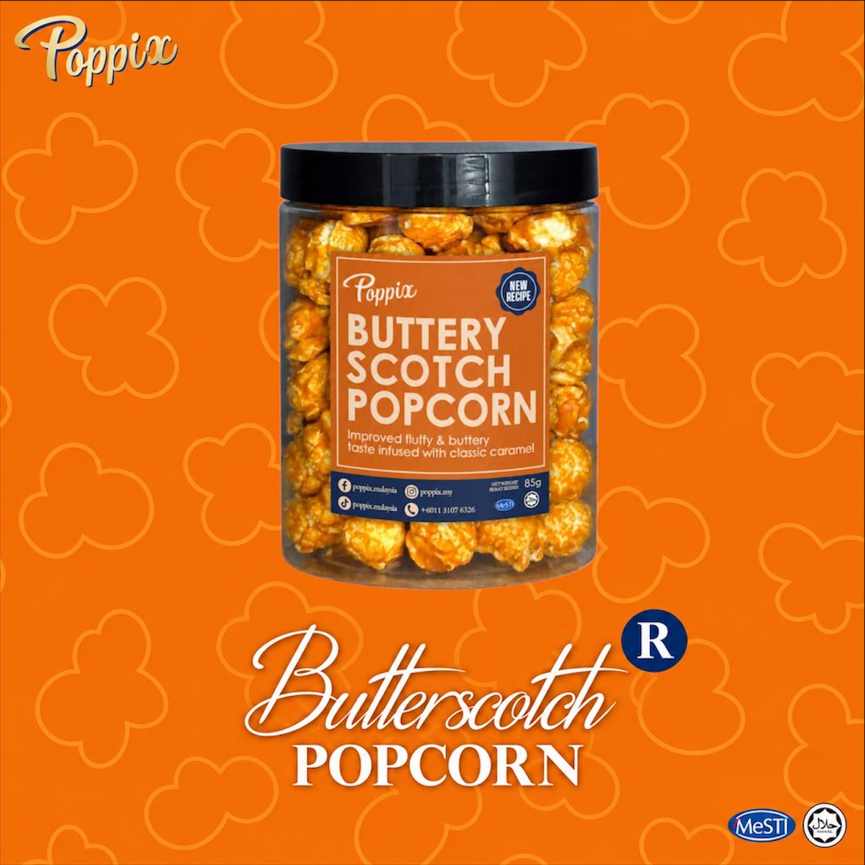 R Bucket Butteryscotch Popcorn