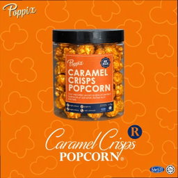 R Bucket Caramel Crisp Popcorn
