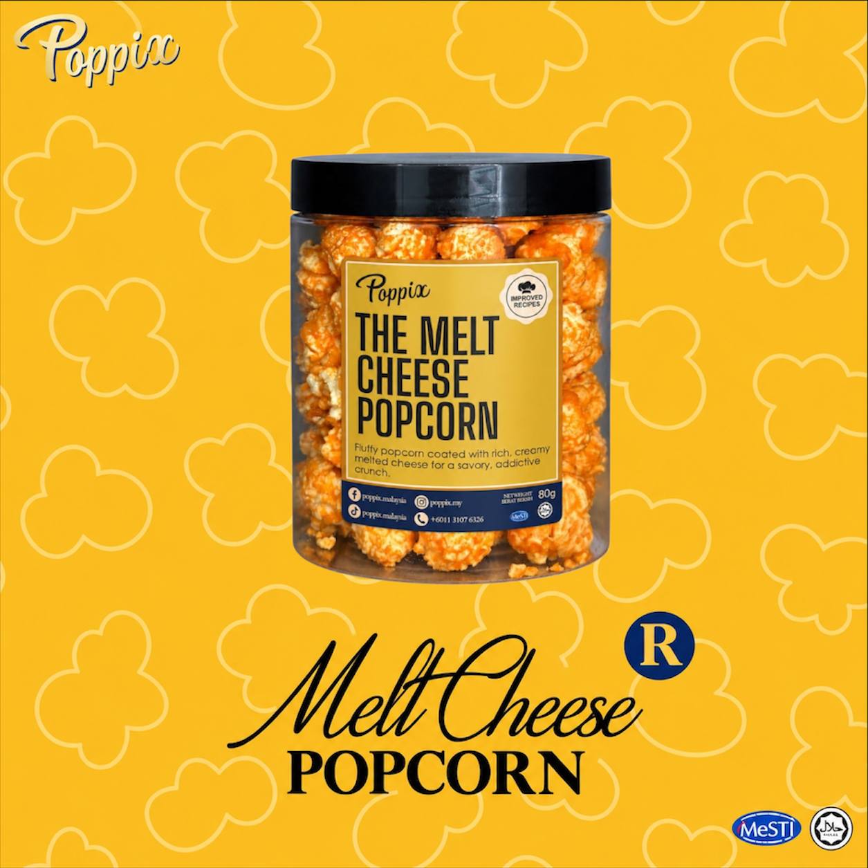 R Bucket Melt Cheese Popcorn