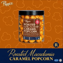 R Roasted Macadamia Caramel Popcorn