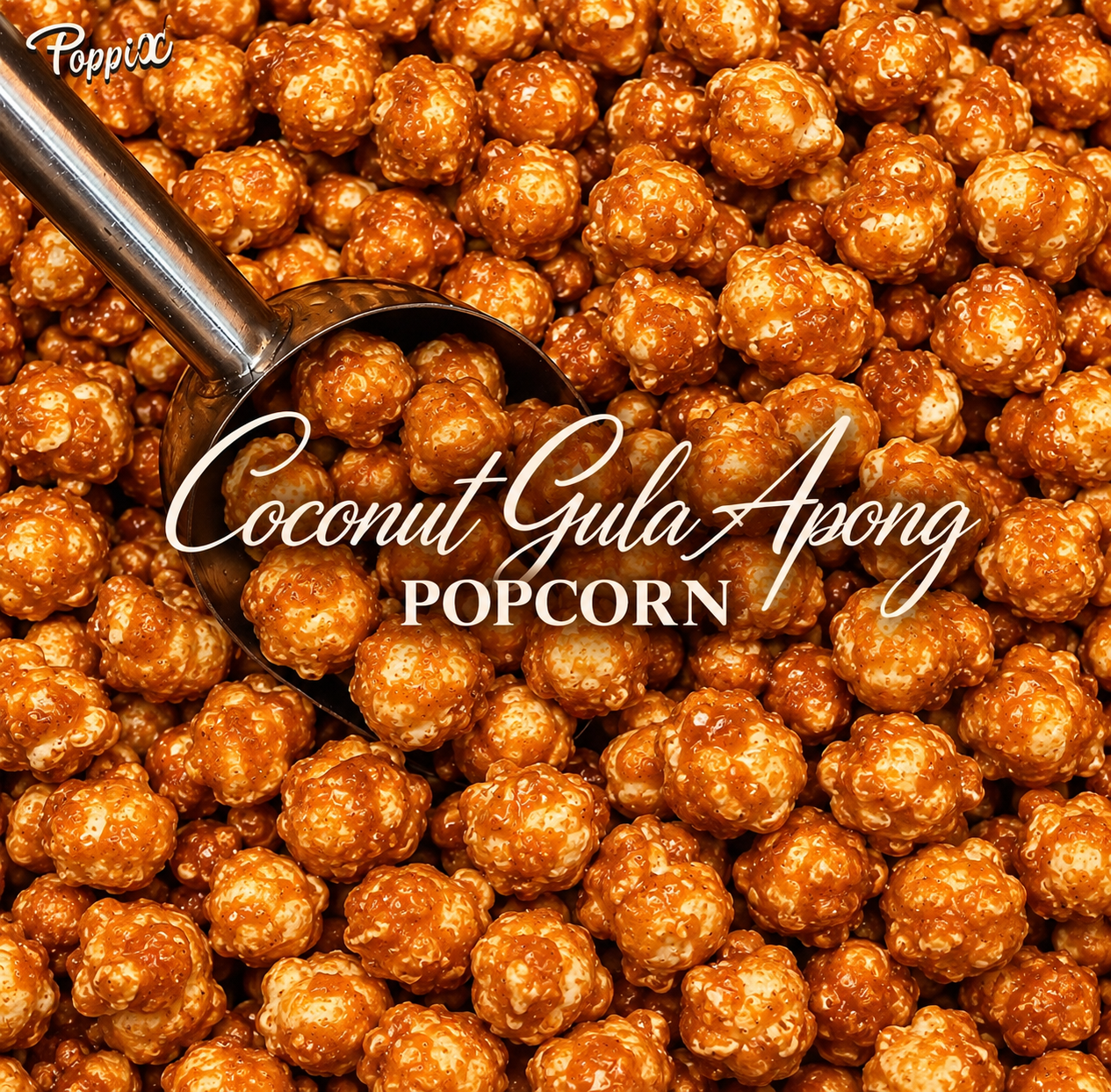 Coconut Apong Caramel Popcorn