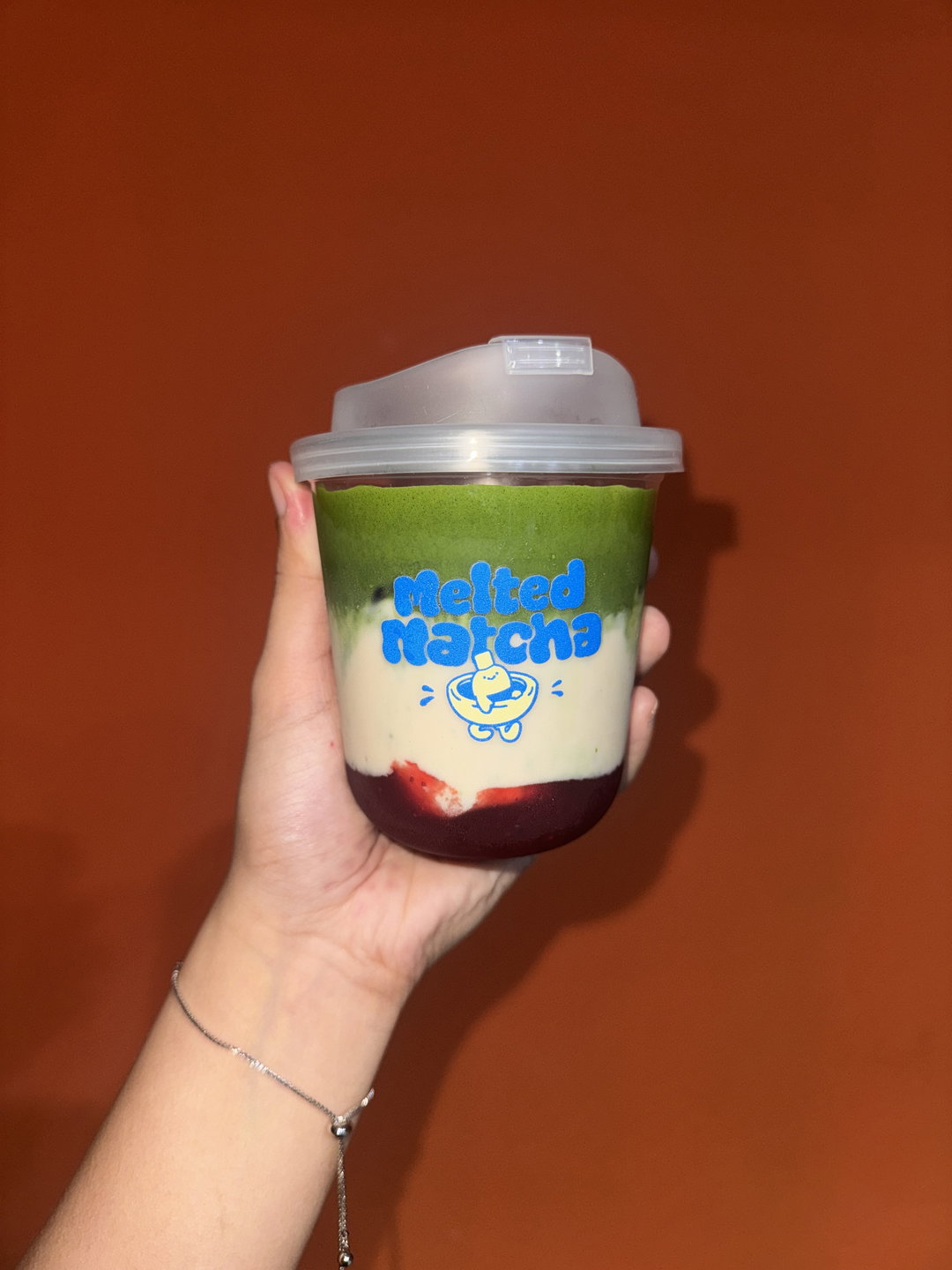 Iced Strawberry Matcha Latte 