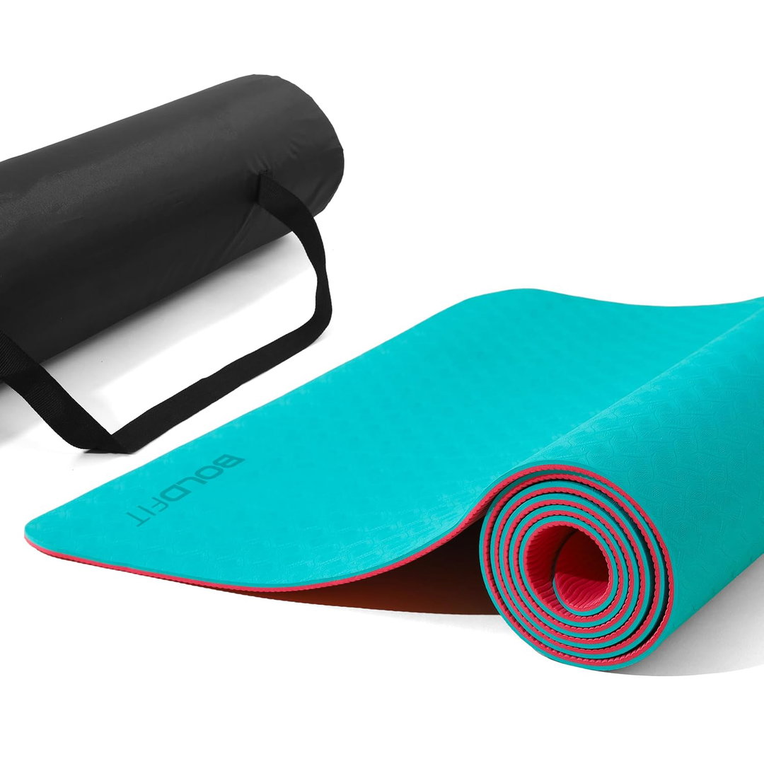 Boldfit Yoga Mat for Women & Men TPE Alignment