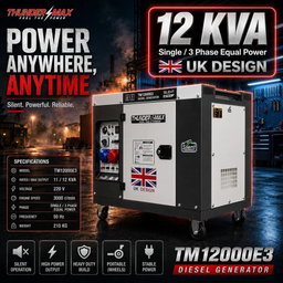Generator Diesel Engine 3 Phase