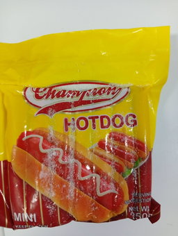 Champion hotdog mini 250g