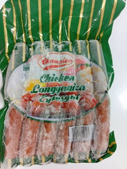 Champion chicken longaniza espesyal 250g