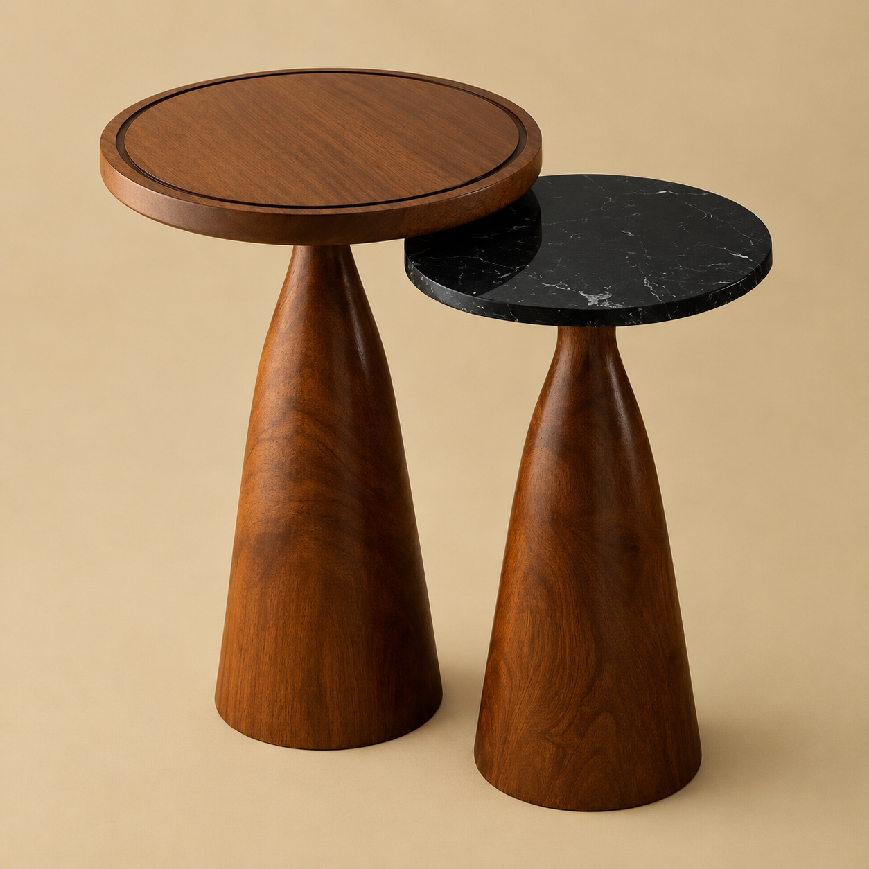 Wooden Totem Tables_0