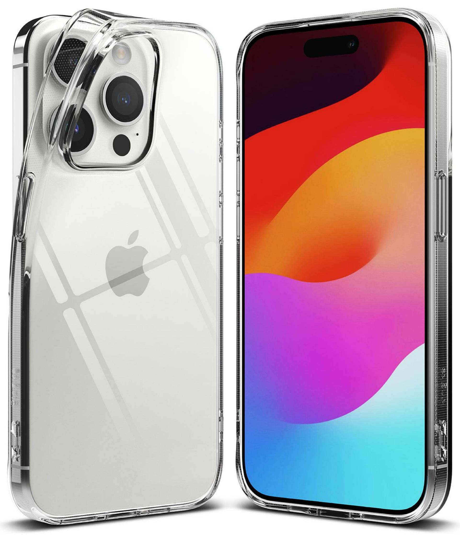 Iphone 15 Pro Air Clear Glitter Case
