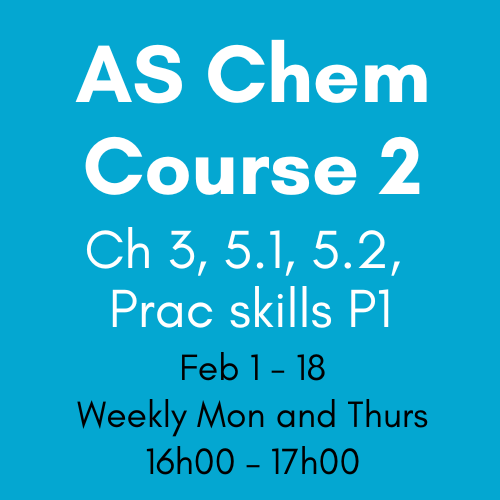 AS Chem 2027 Course 2