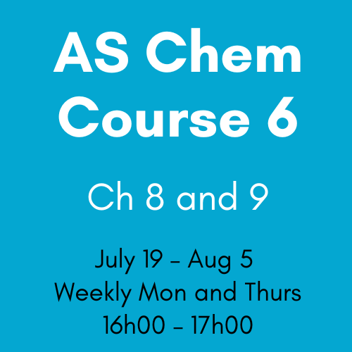 AS Chem 2027 Course 6