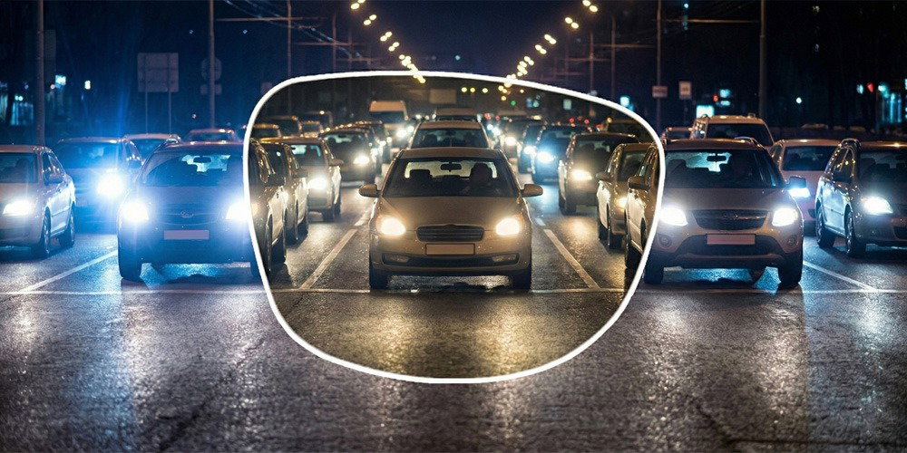 Night drive lens