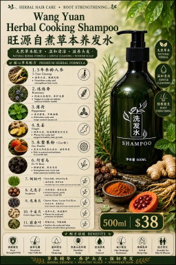 Herbal Cooking Shampoo 500ml