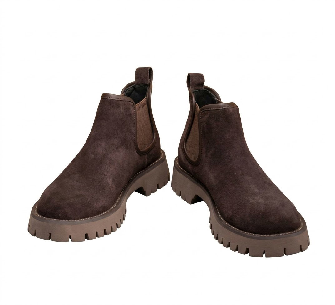 Botas Chelsea (couro genuíno)