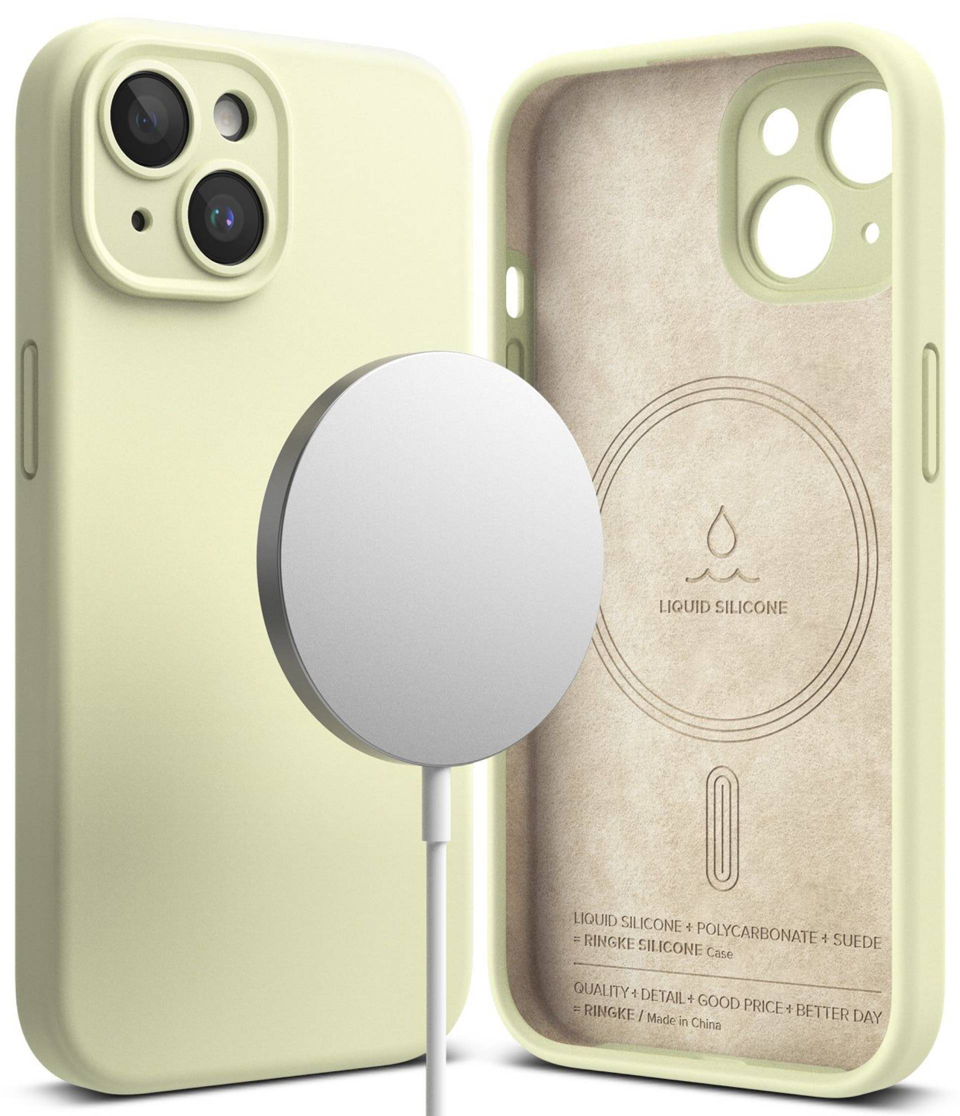 Iphone 15 Plus Silicone Magnetic Case