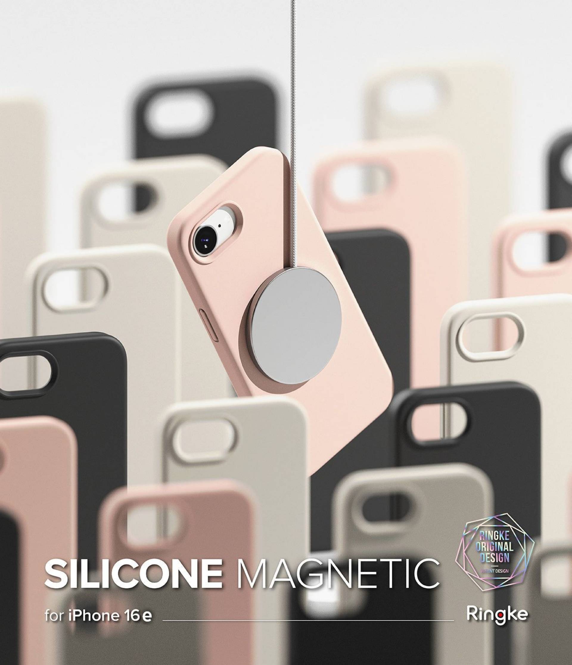 Iphone 16e Silicone Magnetic Case