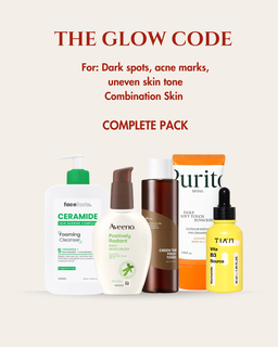 THE GLOW CODE (Oily-combination Dark Spots, Uneven Skin tone,and hyperpigmentation)