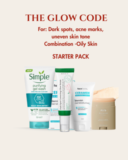 THE GLOW CODE (Oily-combination Dark Spots, Uneven Skin tone,and hyperpigmentation)