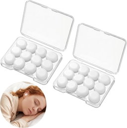 6paires(12 Bouchons)  Bouchons d'oreilles en silicone souple moulable