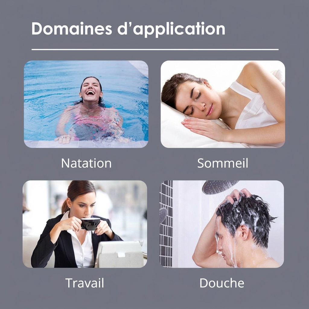 6paires(12 Bouchons)  Bouchons d'oreilles en silicone souple moulable_2