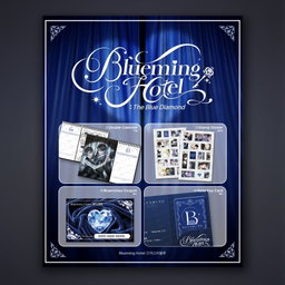 Mr. Blue 2027 season greeting - Blueming Hotel