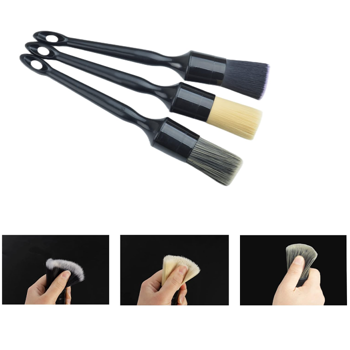Ensemble de 3 brosses (entretien extérieur & intérieur de voiture)_1