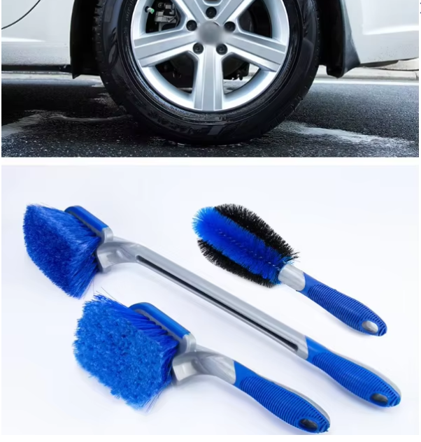 Ensemble de 3 Brosse de nettoyage de roue_4