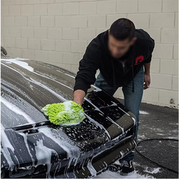Gant de lavage de voiture en microfibre chenille