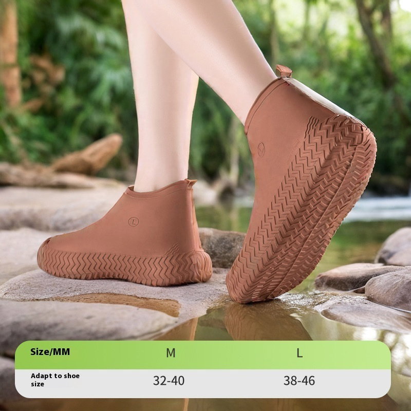 Bottes de pluie imperméables portables et durables en gel de silice