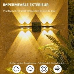 Nouvelles lampes décoratives  murales solaires d’extérieur 