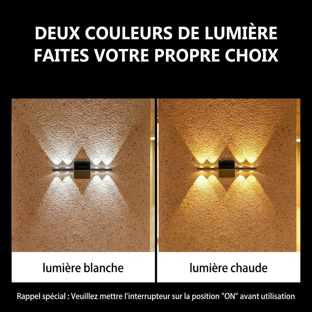 Nouvelles lampes décoratives  murales solaires d’extérieur _4