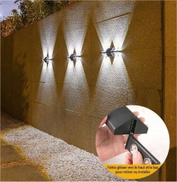Nouvelles lampes décoratives  murales solaires d’extérieur 
