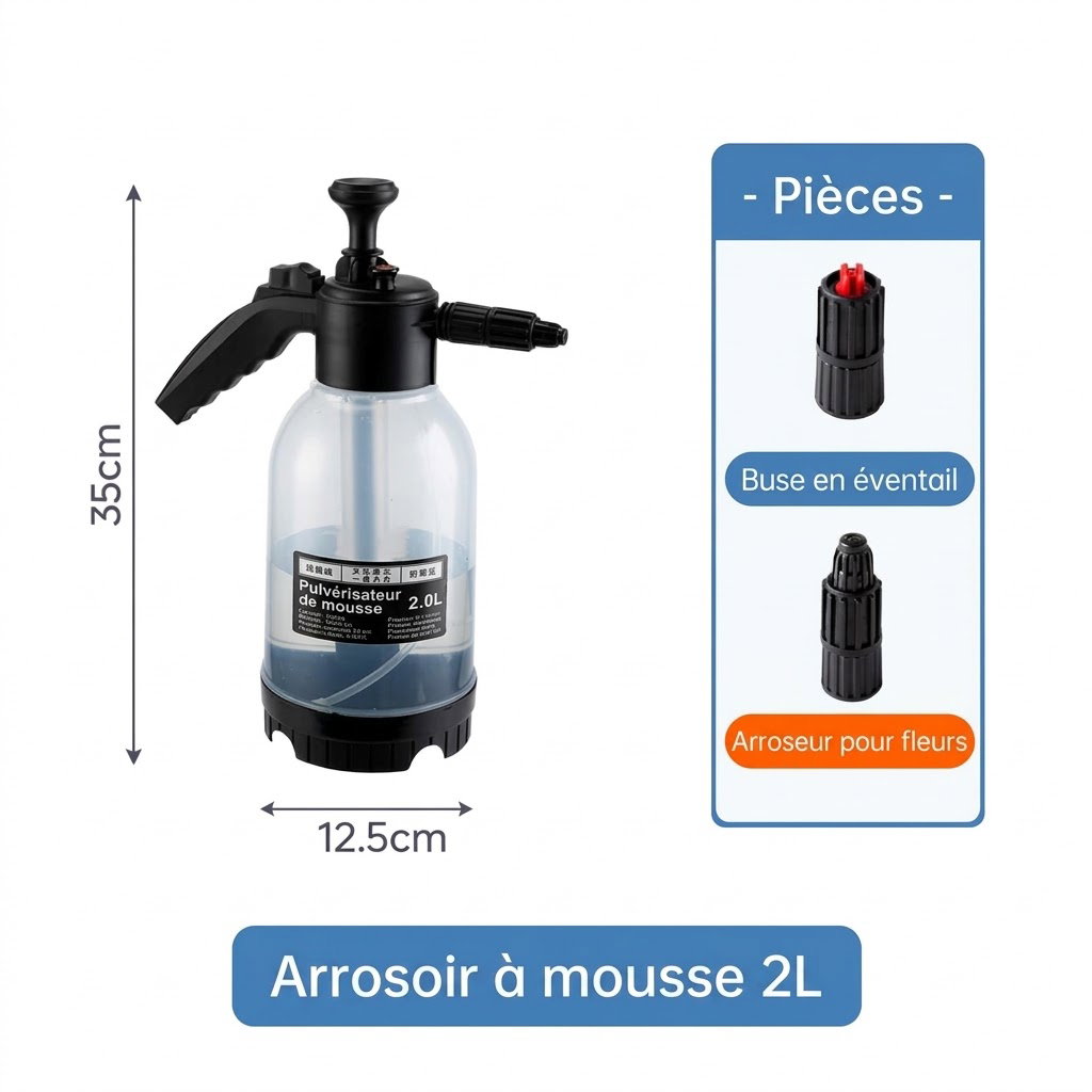 Pulverisateur de mousse 2L