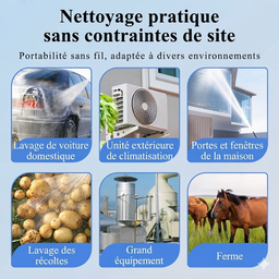 Nettoyeur haute pression portable sans fil