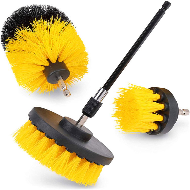 Ensemble de 3 Brosses  rotatives  de nettoyage 