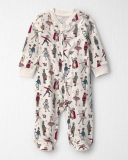 Baby Organic Cotton Sleep & Play Pajamas in Nutcracker