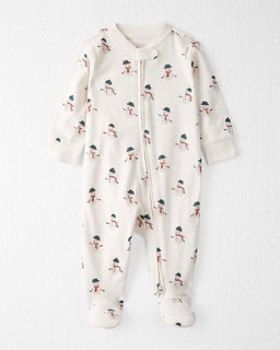 Xmas PJs - Organic Snowman