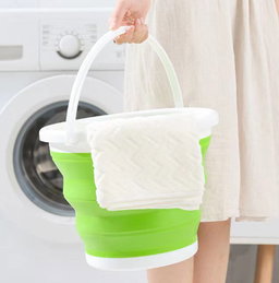 10L Seau pliable rond pour nettoyage