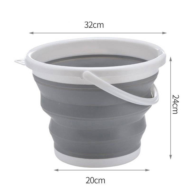 10L Seau pliable rond pour nettoyage_6